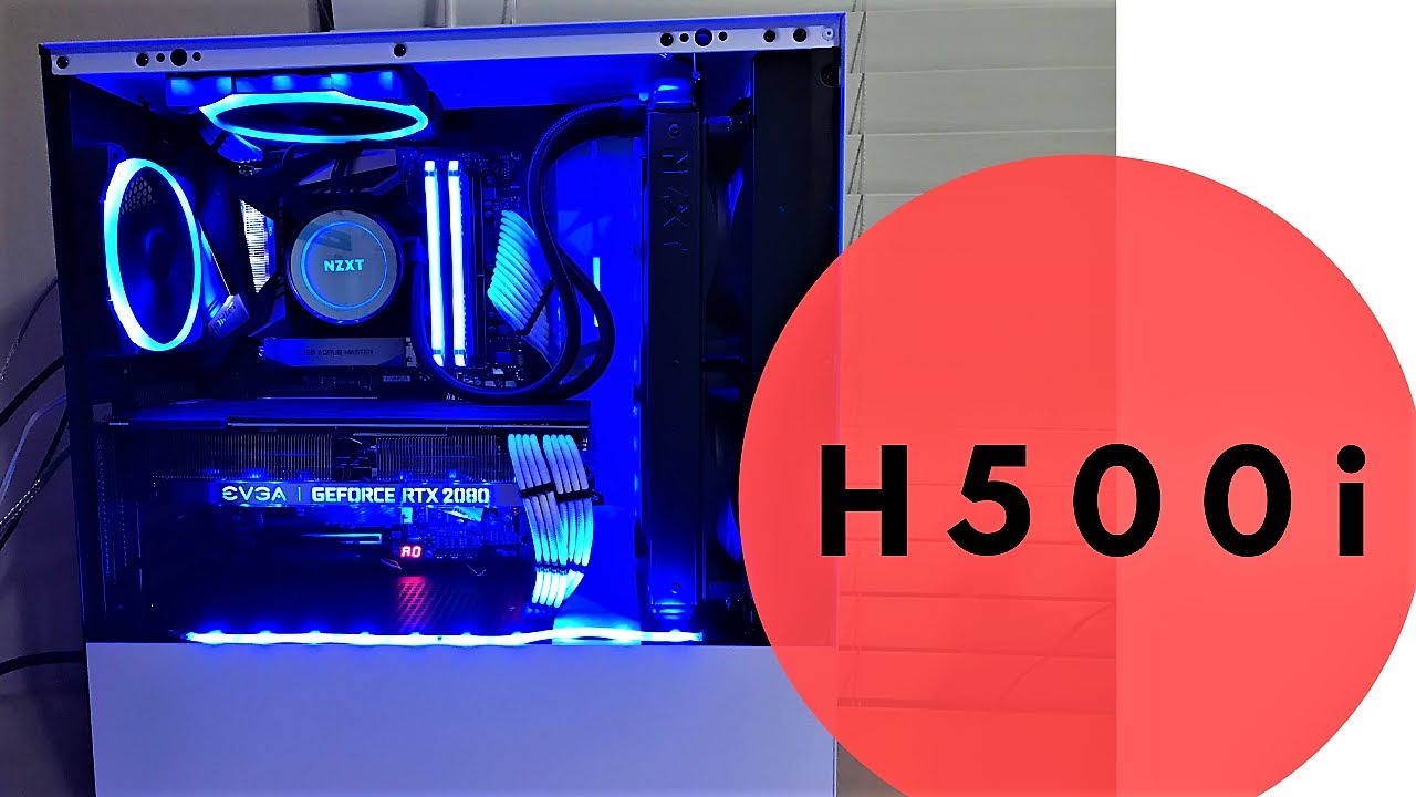 New NZXT H500i build (full tutorial).  Build the Best!