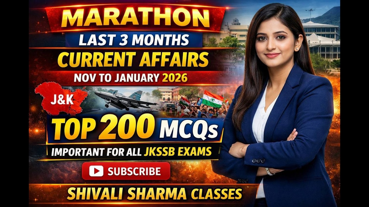 200 MOST IMP MCQS II  NOVEMBER TO JANUARY 2026 LAST 3 MONTH CURRENT AFFAIRS II MARATHON II