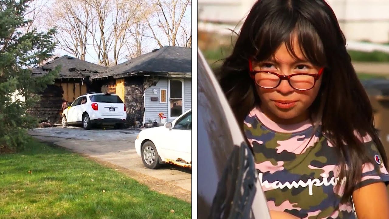 Hero 10-Year-Old Girl Saves Little Sister From Housefire