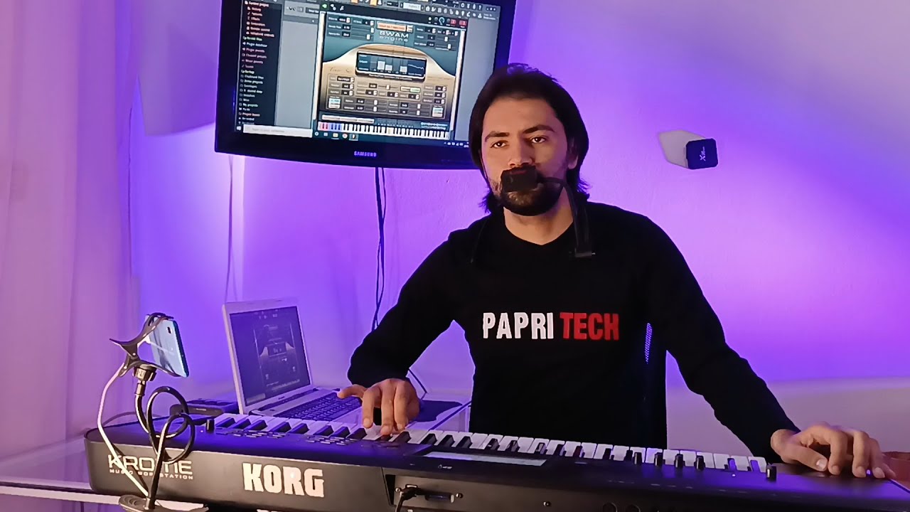 AirMotion Plus Wireless MIDI Breath and Motion Controller Demo: Playing 