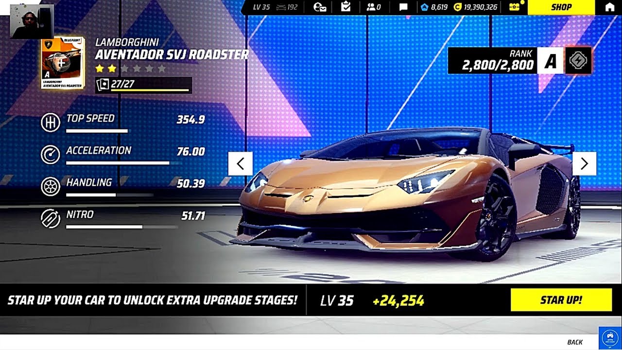 Автомобиль Lamborghini Aventador SVJ Roadster — улучшения на 3 звезды! 🔓💪 Прохождение 2026 года #...