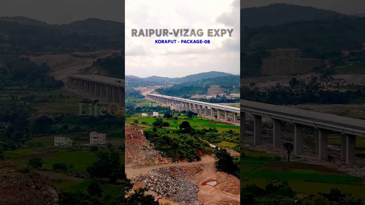 Raipur Visakhapatnam Expressway || Odisha #nhaiprojects #shortsvideo #lifeonwheels