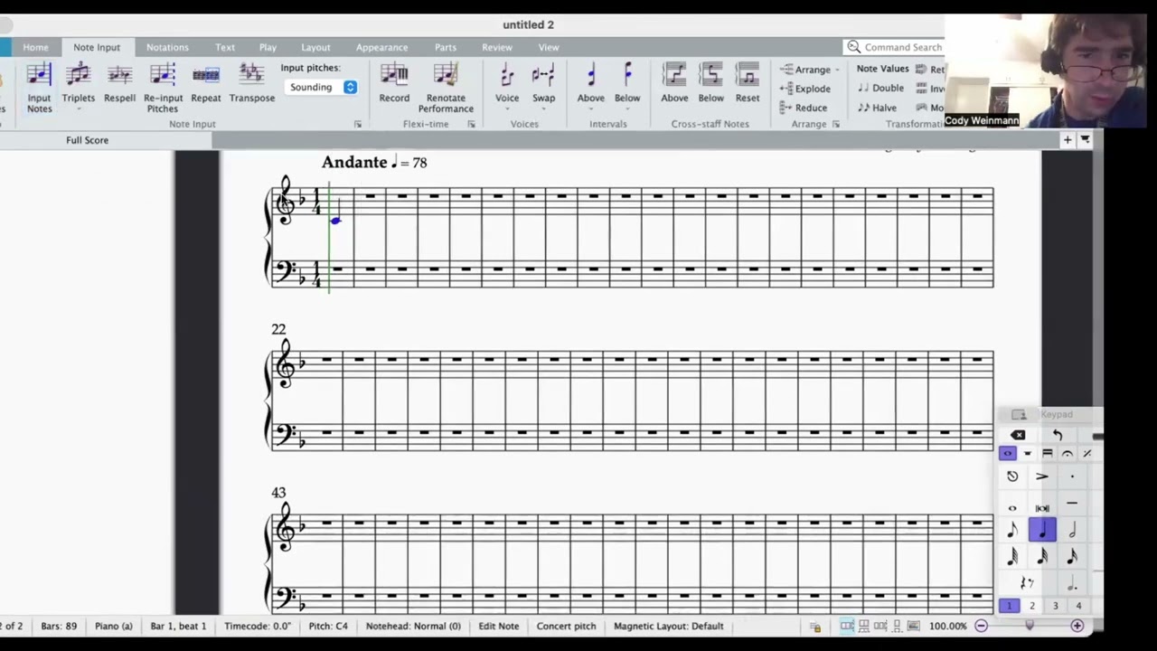 How to Add a Pickup Measure After Score Setup In Sibelius