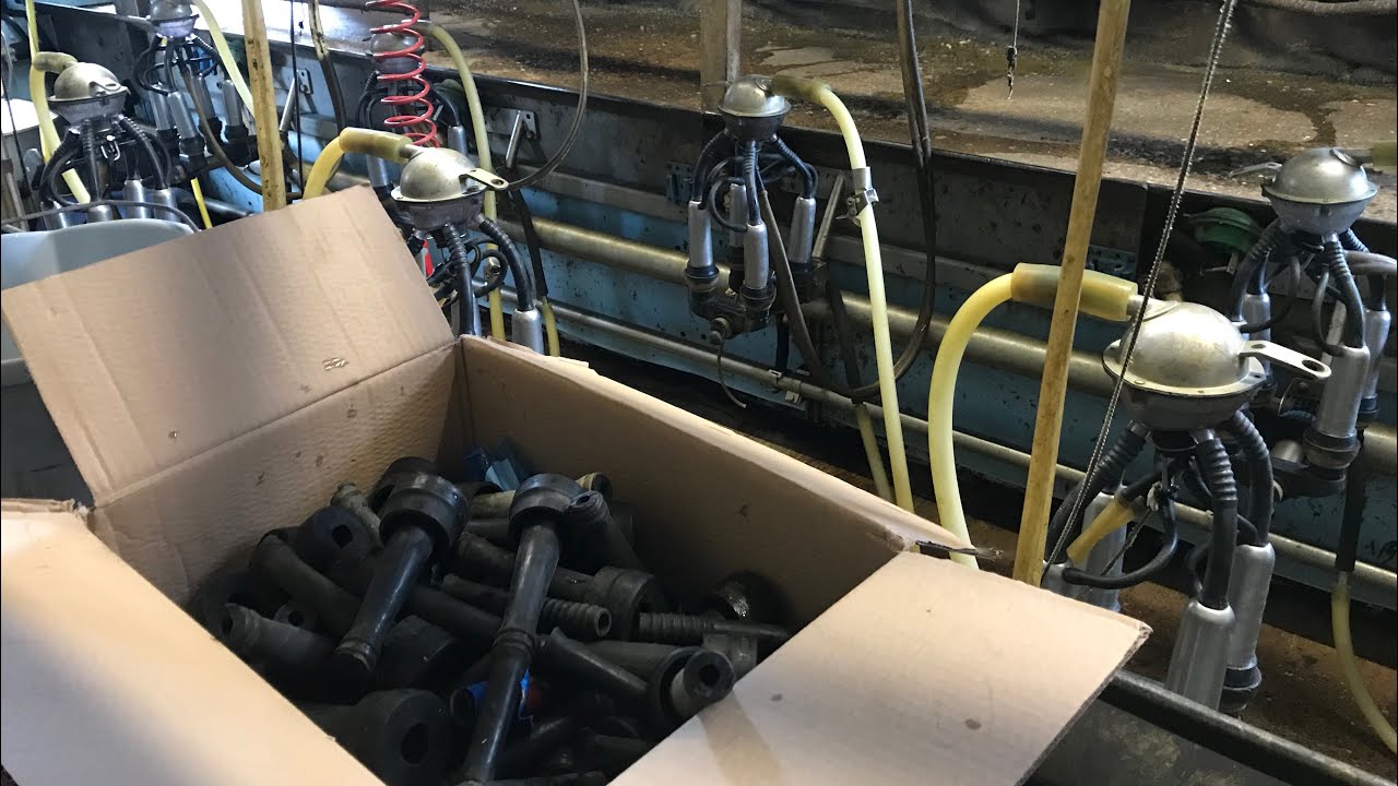 OUT WITH OLD IN WITH THE NEW, TIME TO CHANGE THE MILKING LINERS!