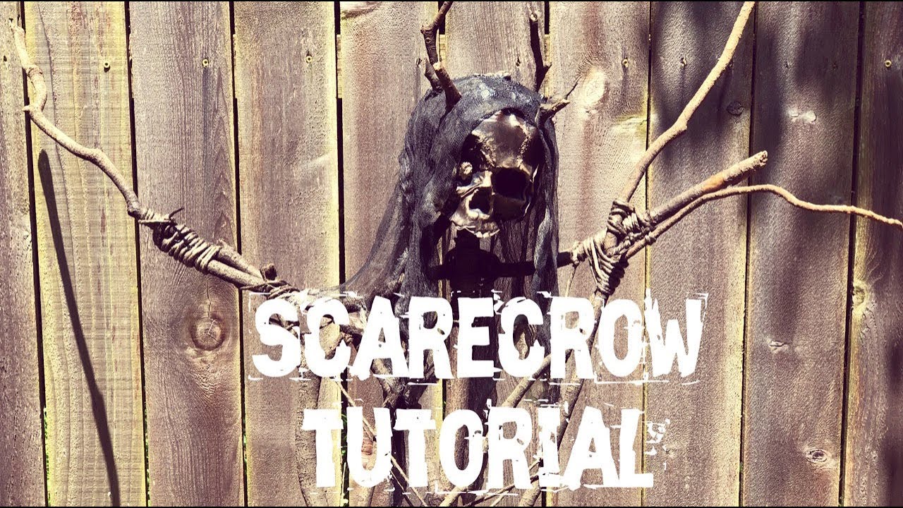How to make a creepy scarecrow for Halloween - Helga, Queen of the Forest