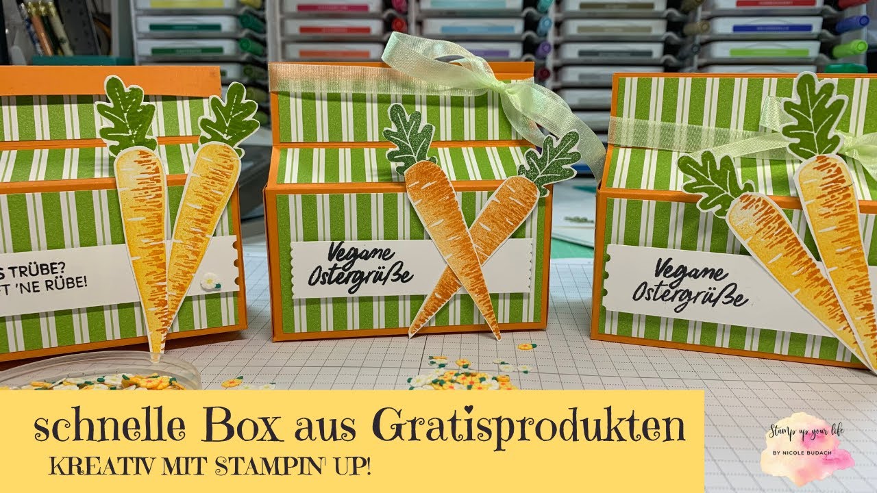 schnelle Box mit Gratisprodukten