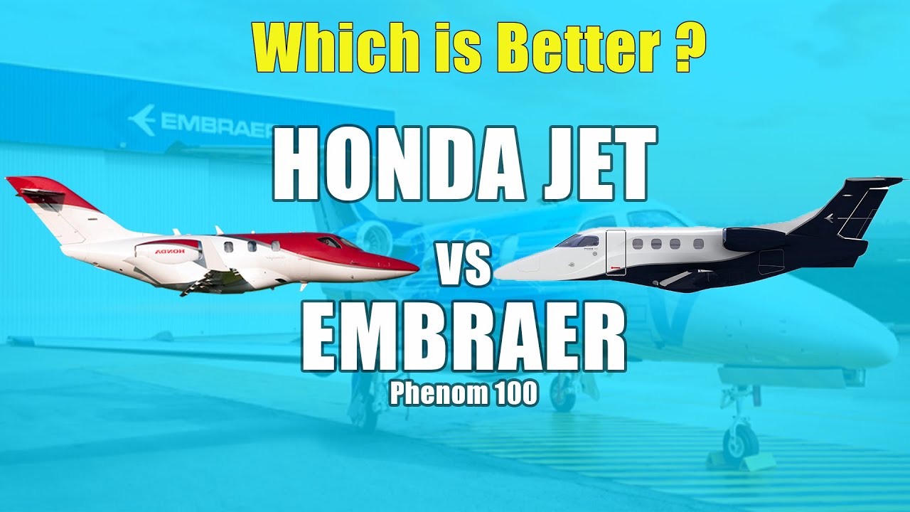 Hondajet vs Embraer Phenom 100ev,  Which is Better?