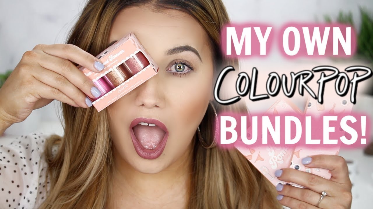 COLOURPOP X THATGIRLSHAEXO | My Own Colourpop Sets! Face Swatches