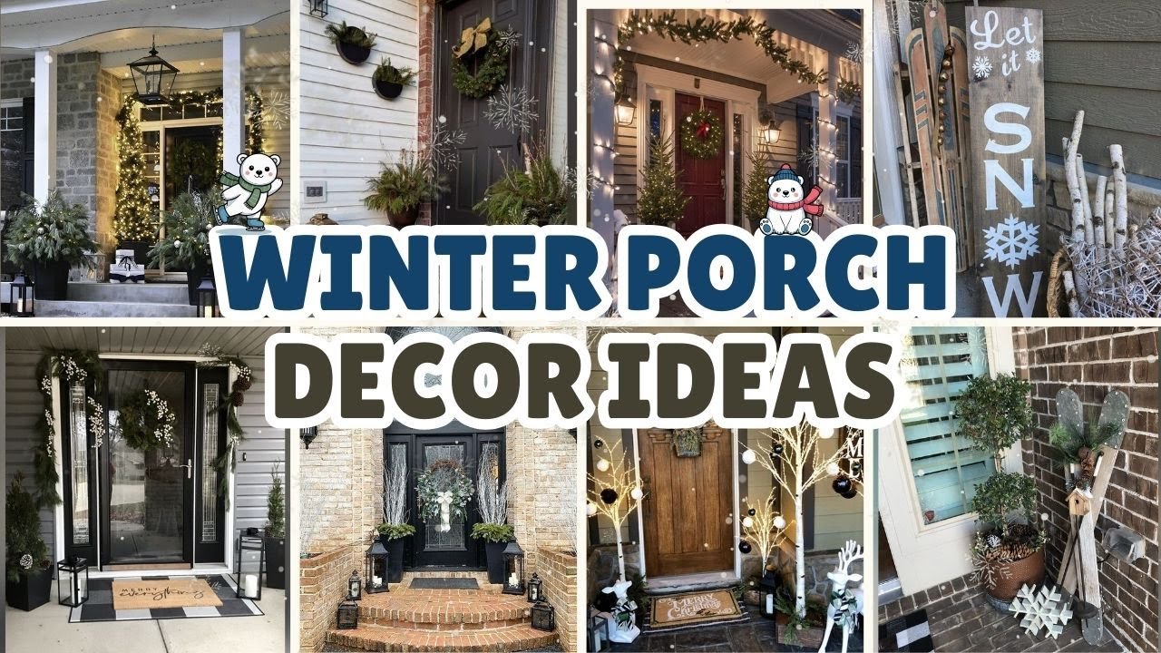 2026 Winter Porch Decoration Ideas to Refresh Your Front Porch After Christmas