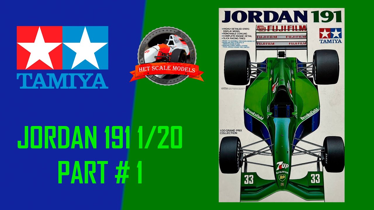 Building the iconic Jordan 191 F1 Tamiya 1/20 | Part 1