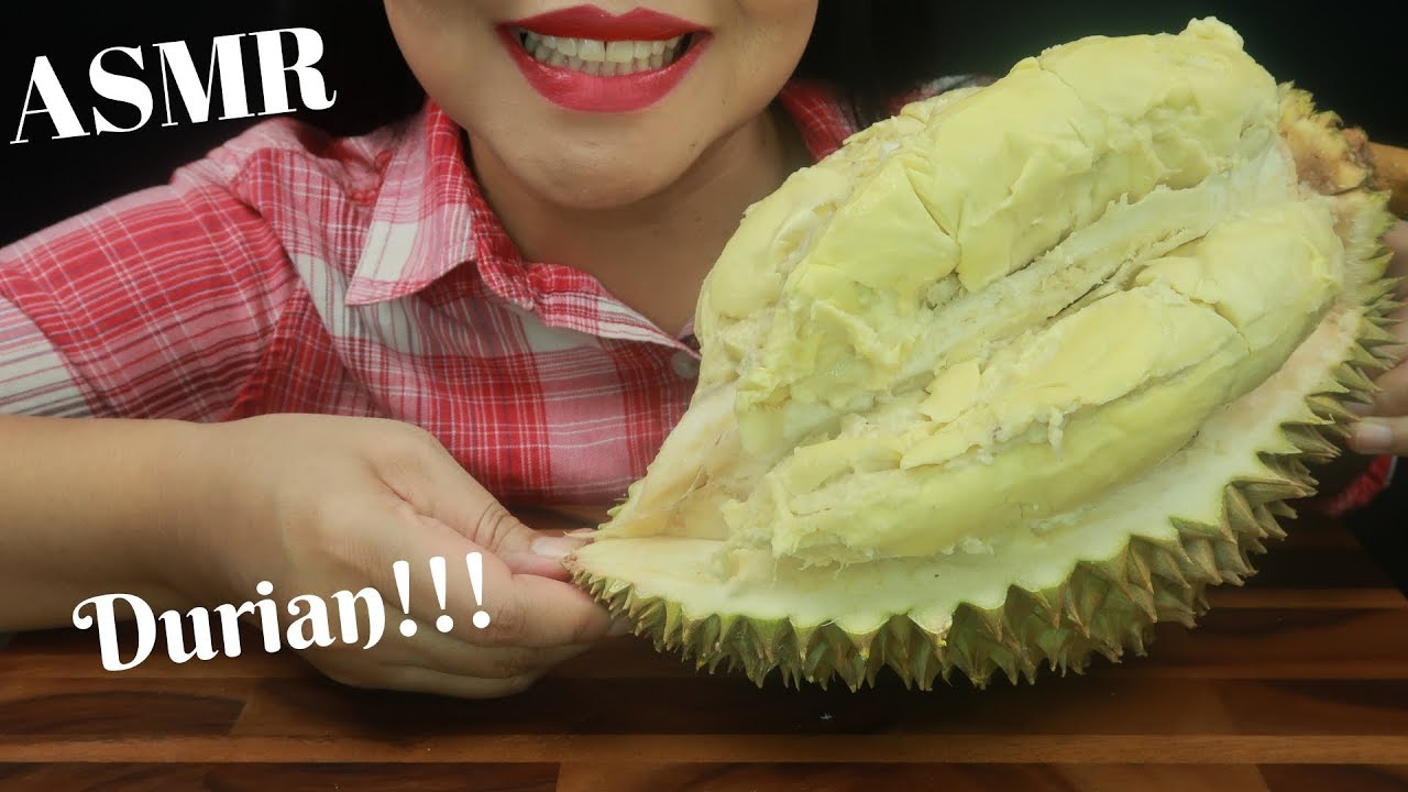 ASMR ~ DURIAN KING OF FRUITS ~ MESSY EATING (No Talking)