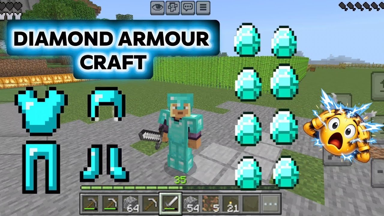 Minecraft Diamond Armour Craft How To Craft Diamond Armor In Minecraft New Video 2026  