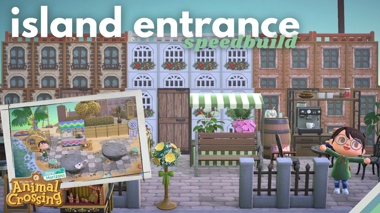 Citycore Island Entrance Speedbuild | Animal Crossing New Horizons