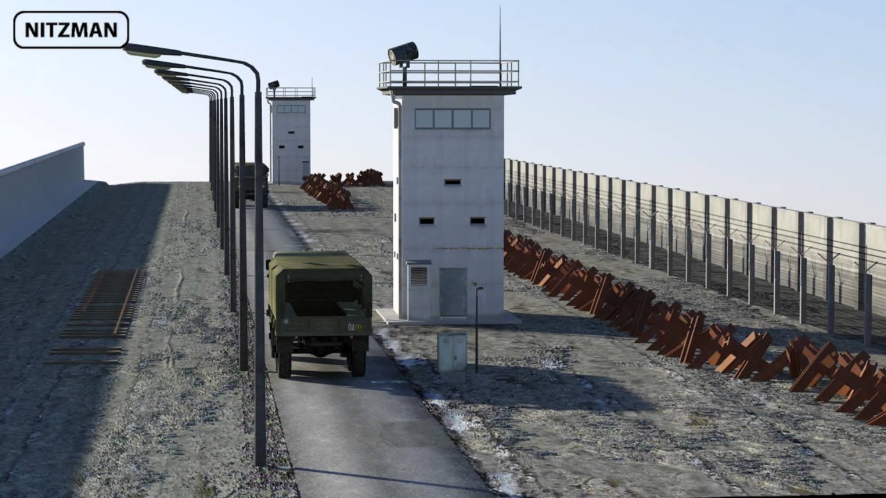 +++ Berlin Wall / Berliner Mauer 1961-1989, 3D-Animation +++