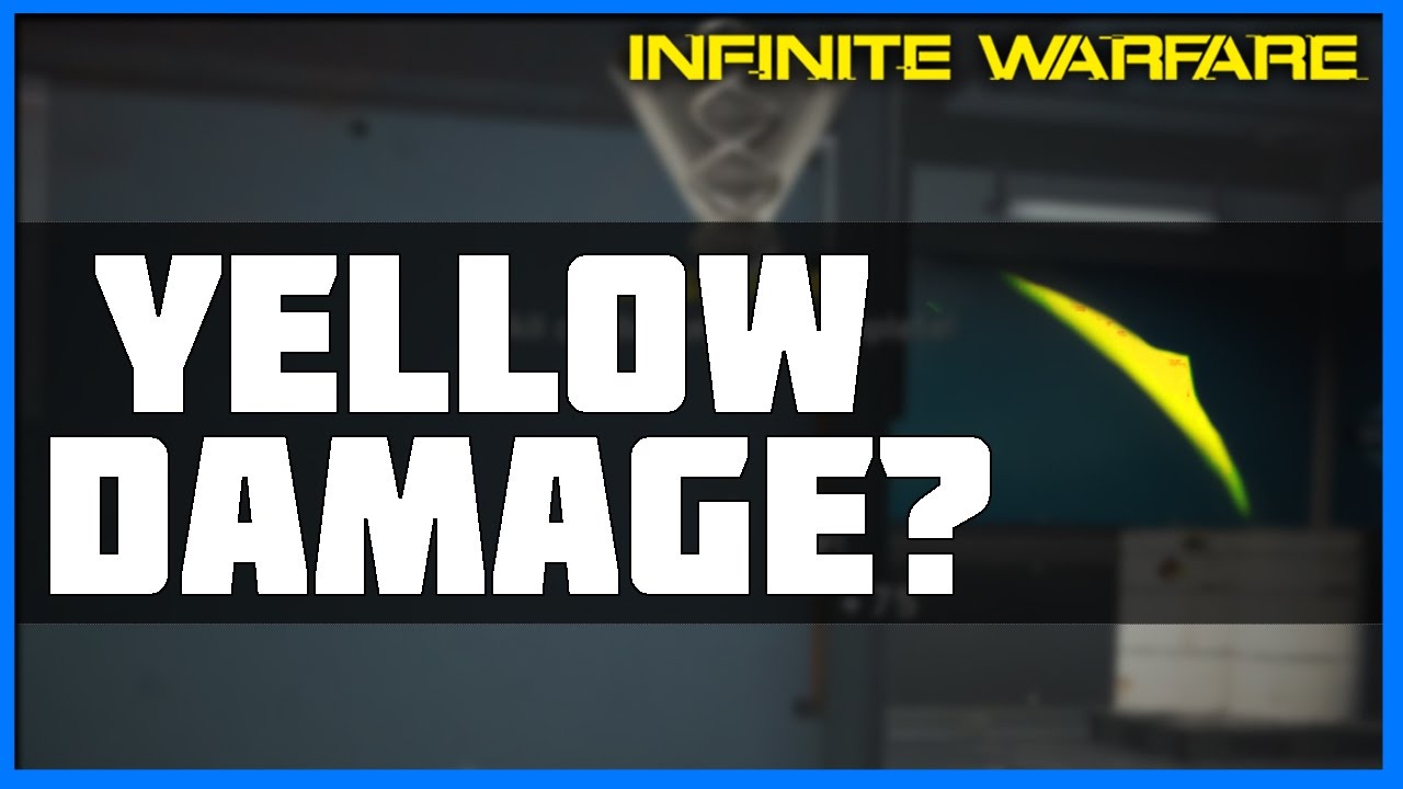 What the Yellow Damage Indicator Means | Infinite Warfare Quick Tips!