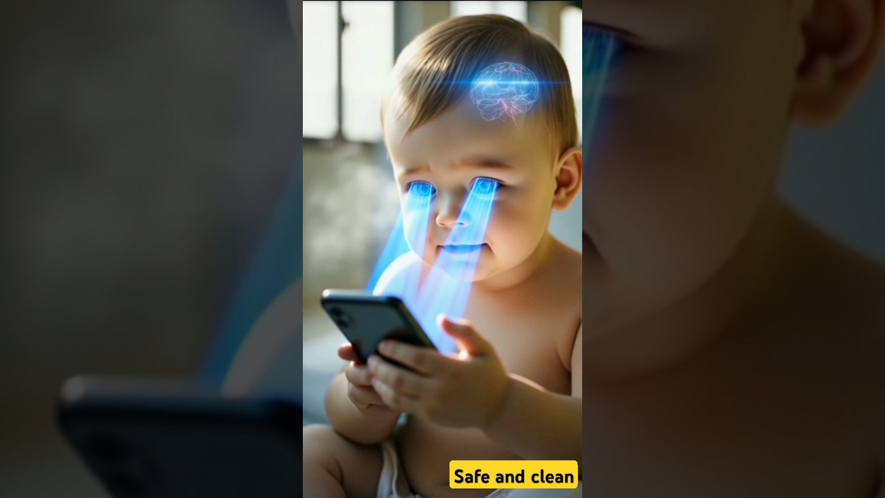 One phone. One child. A lifetime of damage #ytshorts #baby#mobile#iphone #babyyumyum #yourbaby