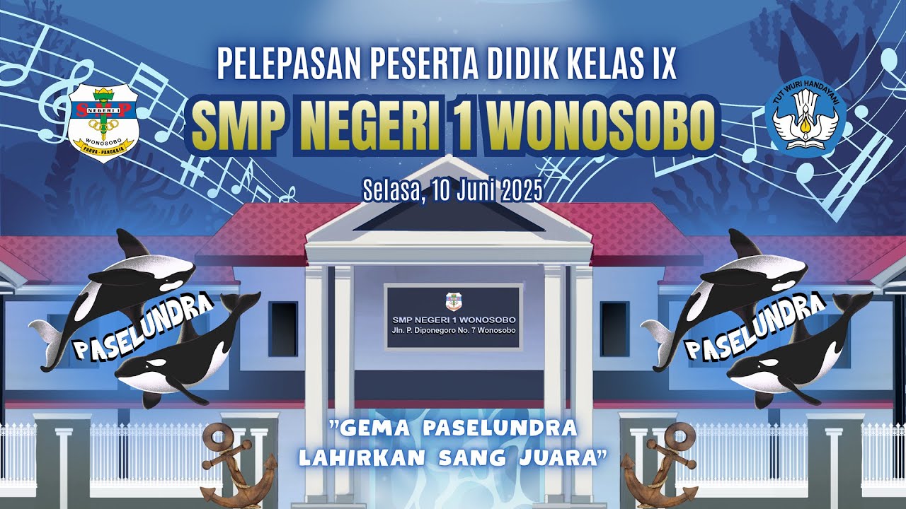 PELEPASAN PESERTA DIDIK KELAS IX | SMP NEGERI 1 WONOSOBO | TAHUN PELAJARAN 2024/2025 | 10 JUNI 2025