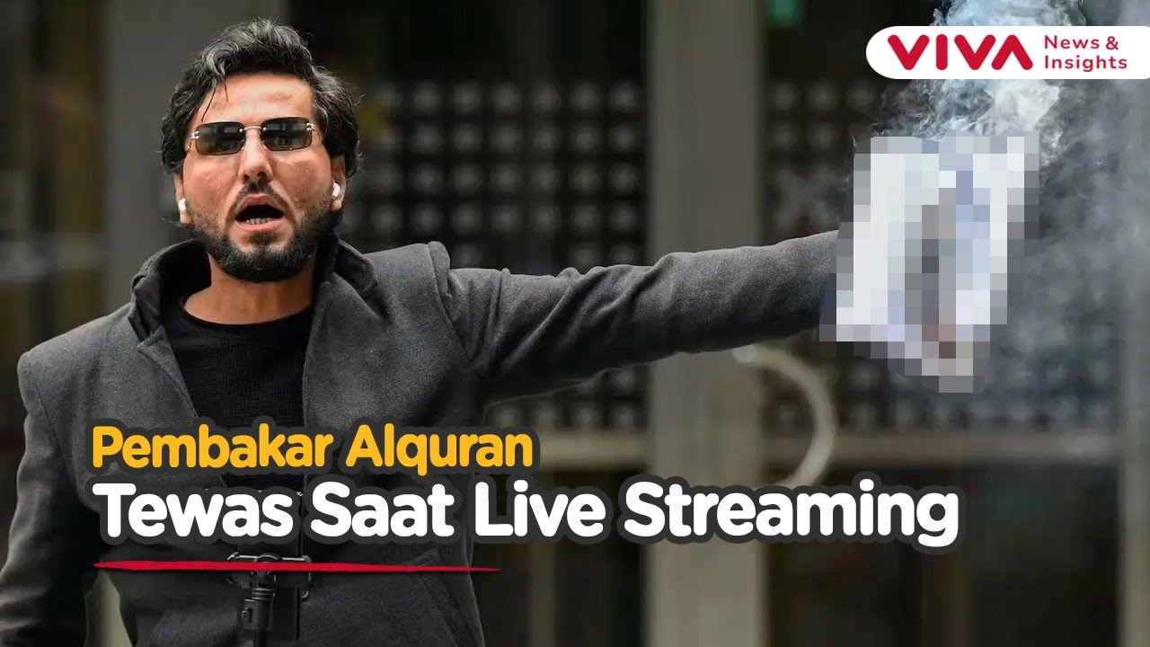 Karma Instan! Pembakar Alquran Salwan Momika Ditembak Mati Saat Live TikTok
