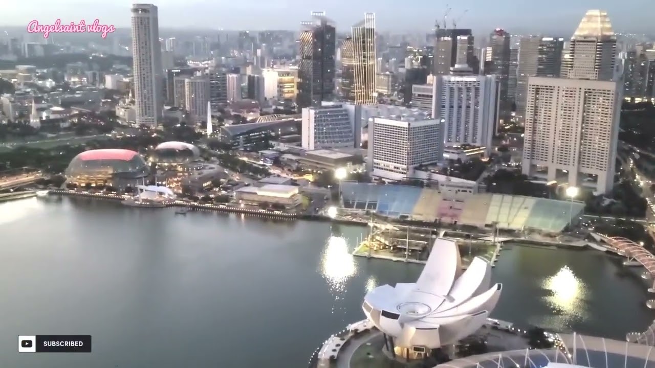 Singapore City Skyline & Marina Bay South Views#singaporevlog #marinabaysingapore