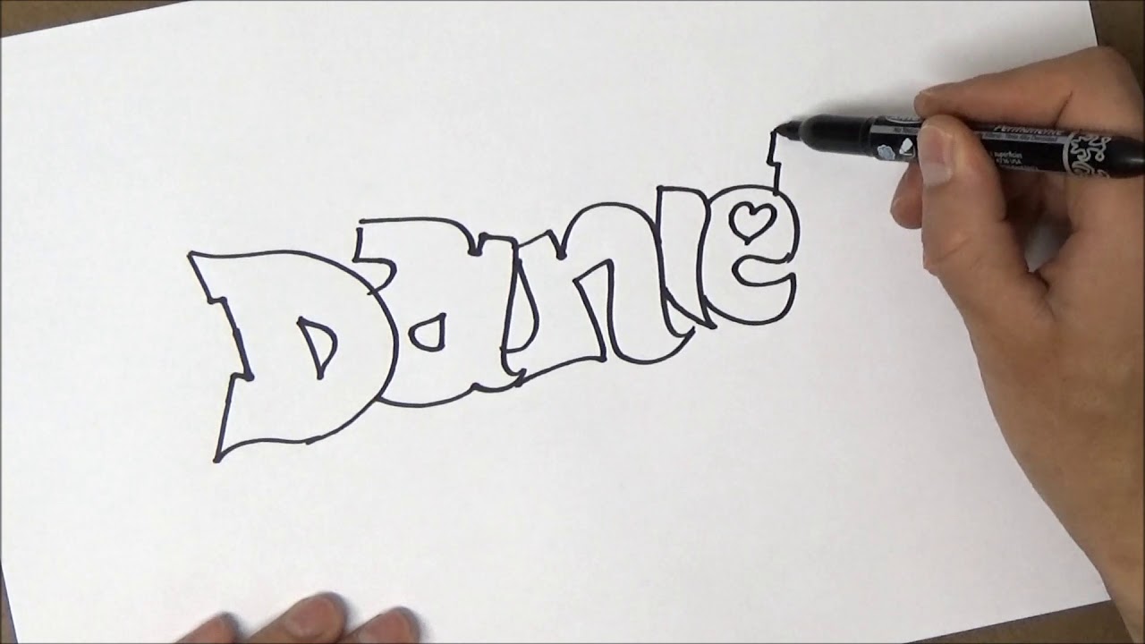 como dibujar daniela | how to draw daniela