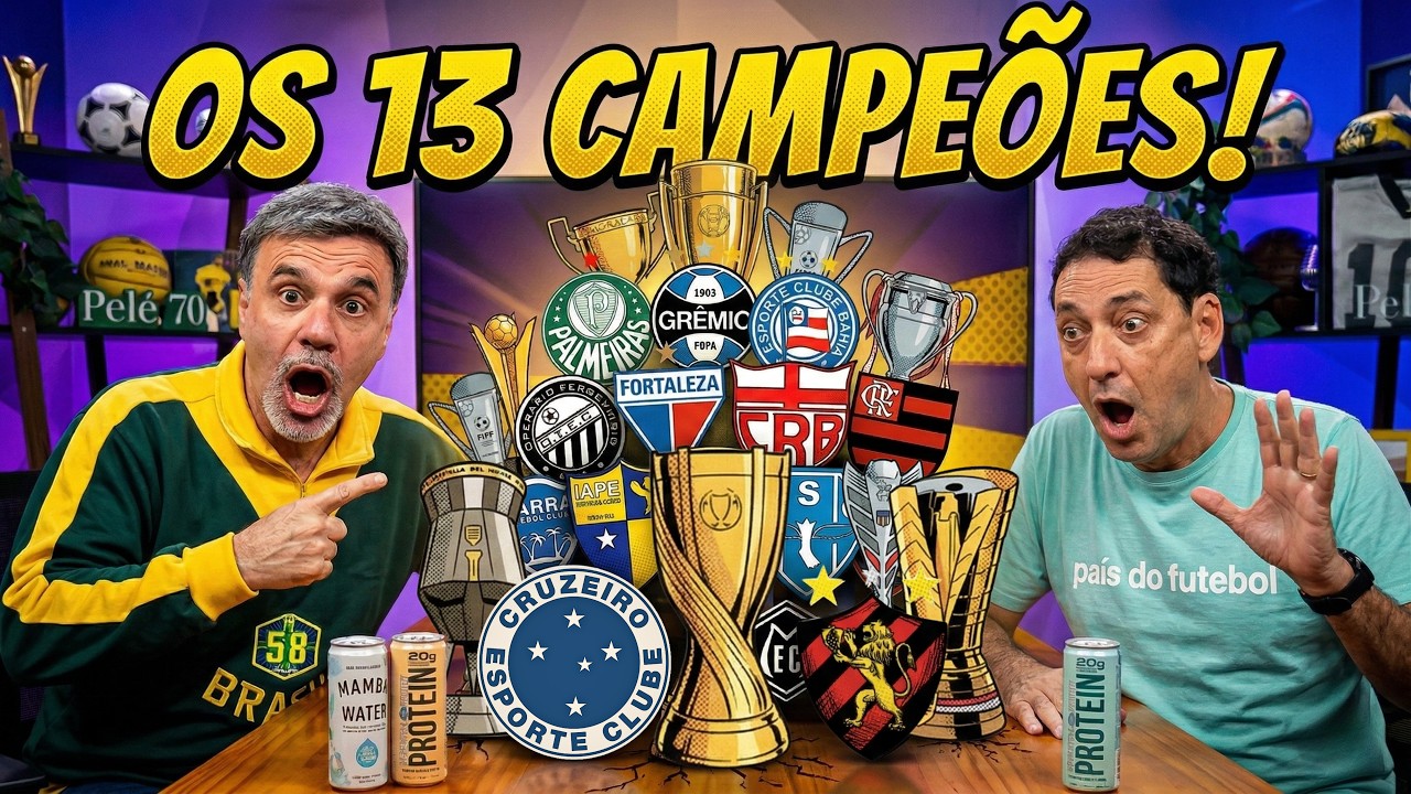 CAMPE&Otilde;ES ESTADUAIS | Flamengo, Palmeiras, Cruzeiro, Gr&ecirc;mio, Bahia, Sport, Fortaleza e muito mais!