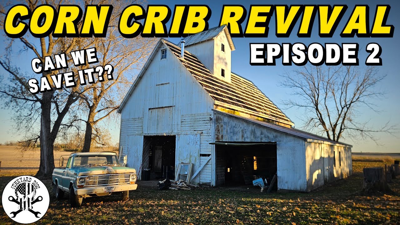 SAVING a piece of American History! CORN CRIB Revival Ep. 2