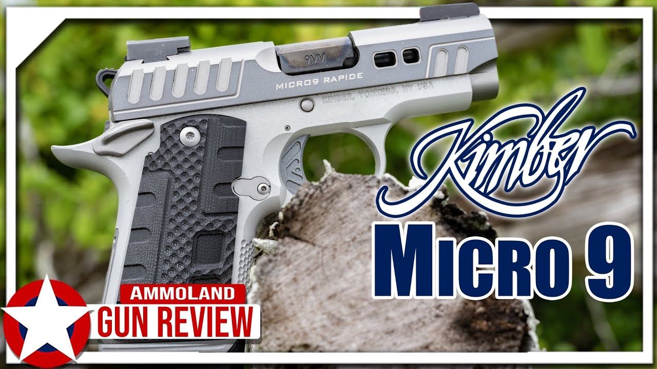 Обзор пистолета Kimber Micro 9 Rapide Black Ice