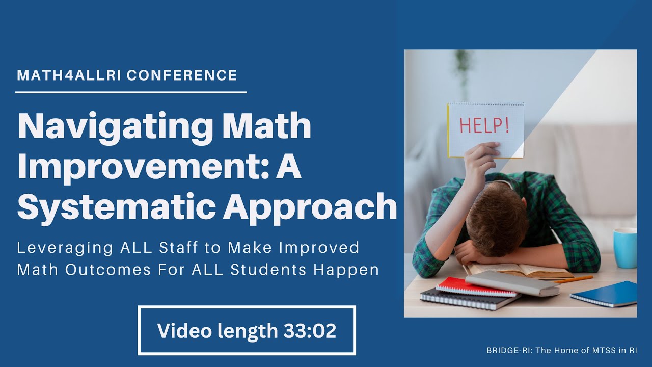 Math4All Conference: Navigating Math School Improvement