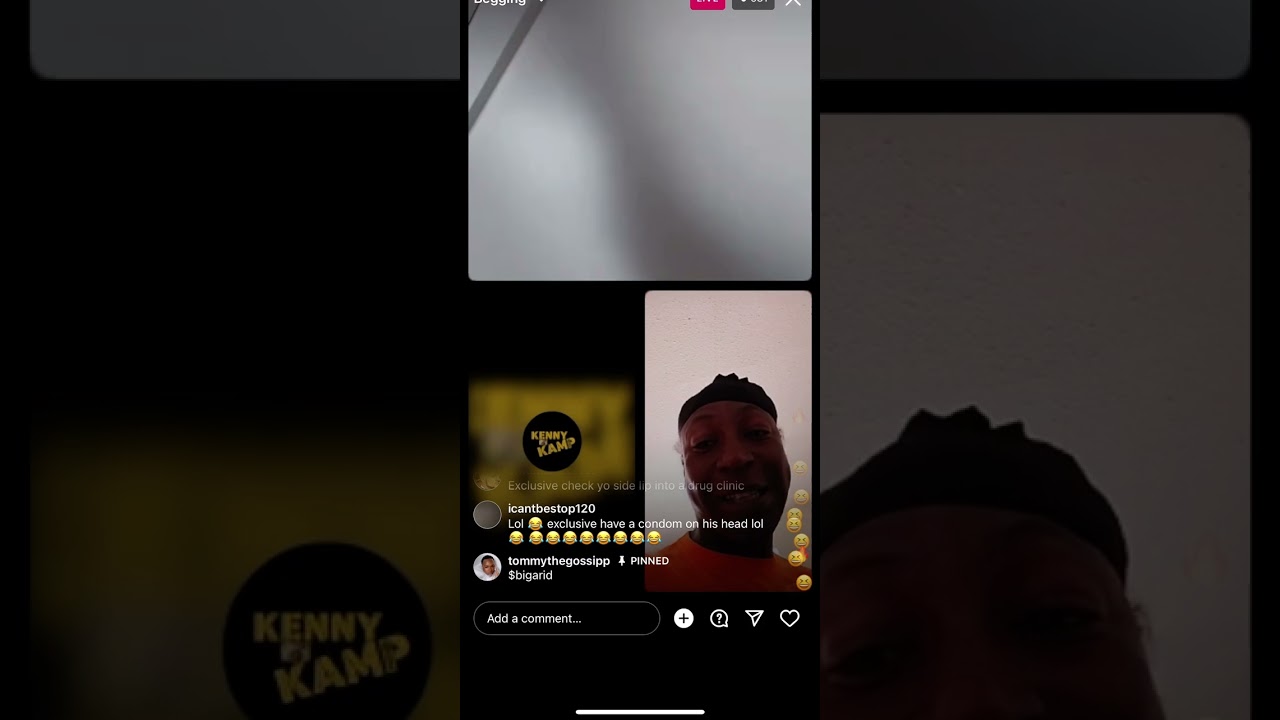 The 3 germs tommy Kenny lee and exclusive all on live together 🤢👨🏾‍🔬🦠