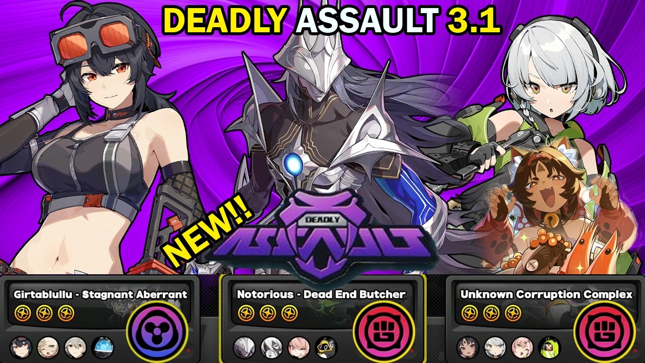NEW Deadly Assault | Grace, Pyrois & Neko | 9⭐ Low Cost Clear & Adversity? Zenless Zone Zero ZZZ 3.1