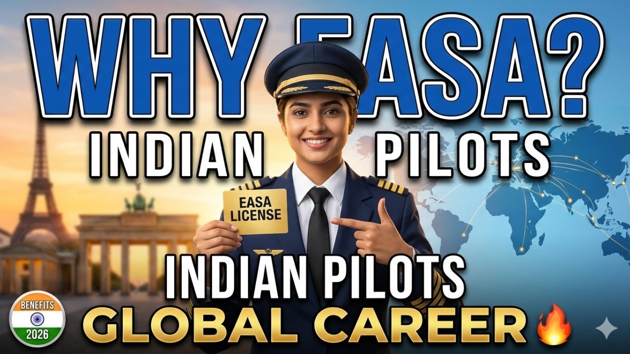 Why Choose an #EASA License? Benefits for Indian Students & Global Career Guide#PilotTraining #pilot