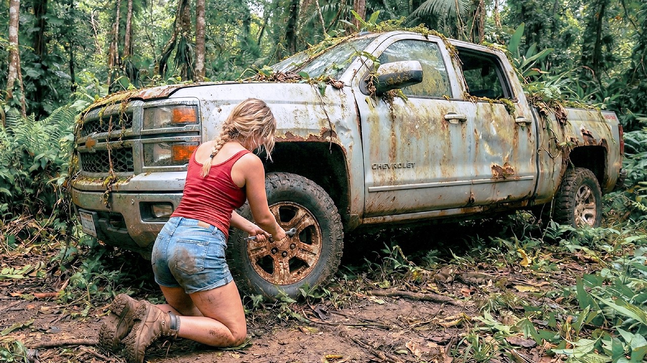 ASMR Car Restoration || 2015 Chevrolet Silverado for $900… Then Restored It