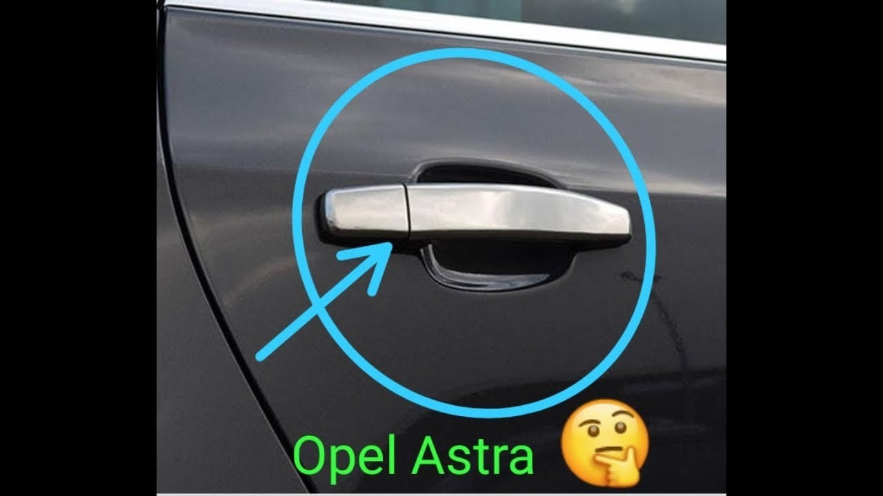 Car door handle removal  Opel Astra