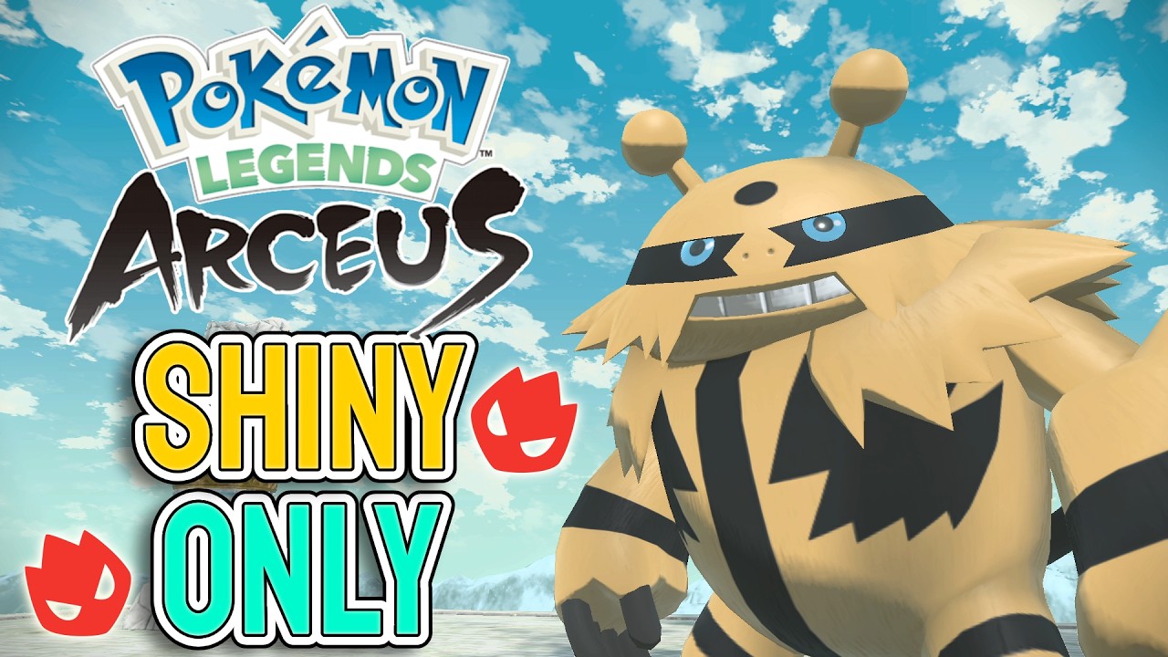 Я победил Арцеуса в Pok&eacute;mon Legends, используя только блестящих Альфа-покемонов.