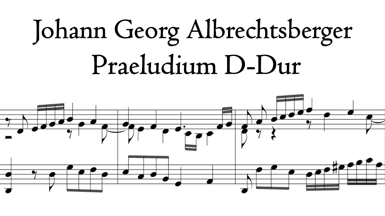 Albrechtsberger - Praeludium D-Dur / D Major - Metzler organ, Poblet, Hauptwerk
