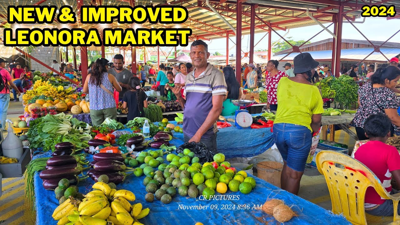 GUYANA 2024 - LEONORA MARKET - NEW IMPROVEMENTS #market #new #2024