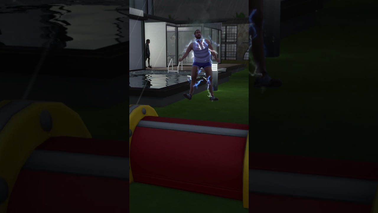 Death by Lightning in the Sims 4 
