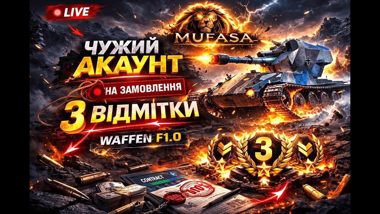 Дорога 𝑴𝒖𝑭𝒂𝑺𝒖 #74: | МЕНЕ ЗАМОВИЛИ НА 3 ВІДМІТКИ | WAFFEN F1.0 | 𝗠𝘂𝗙𝗮𝗦𝗮𝐖𝗢𝐓𝐁𝐥𝐢𝐭𝐳