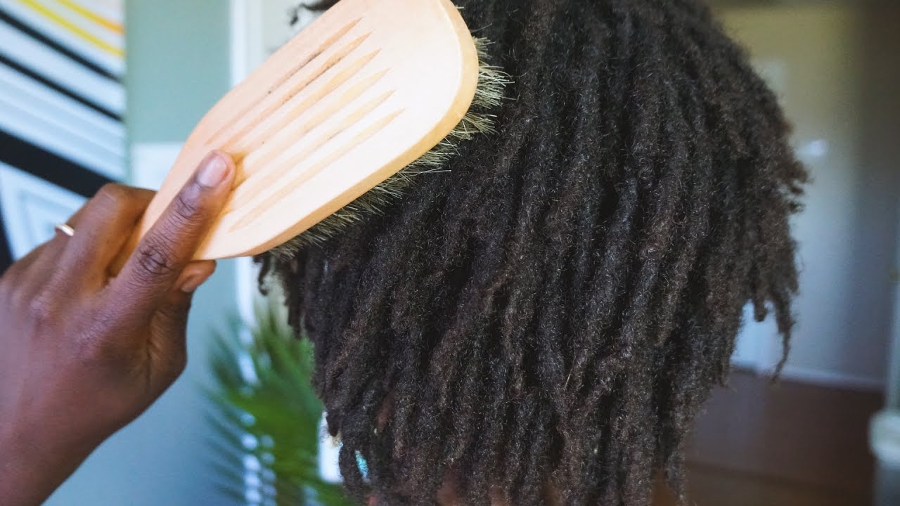 Tutorial: How To Brush Your Locs || Loc Journey