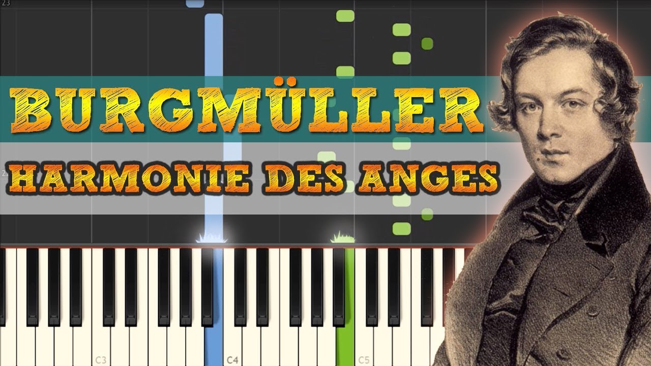 Harmonie Des Anges - Op.100 No.21 - Friedrich Burgm&uuml;ller [Piano Tutorial] (Synthesia)