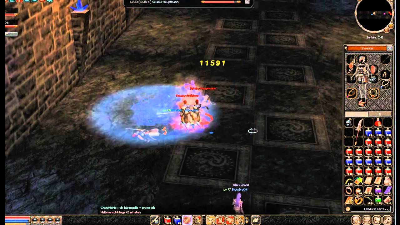 Metin2 xBloodyx killt Sertaou-General (Grotte 2) [Sertain / Gantar]