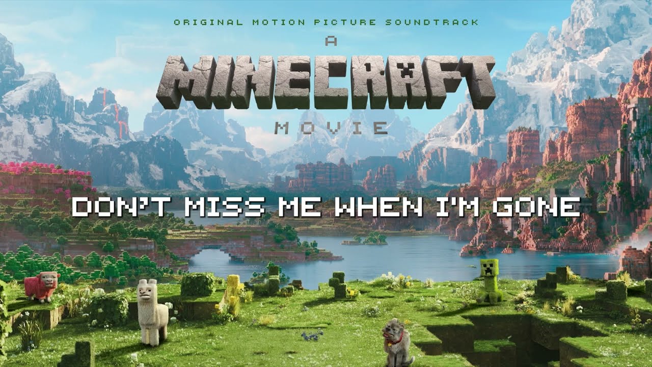 A Minecraft Movie Soundtrack | When I'm Gone (Official Lyric Video) - Dirty Honey | WaterTower Music