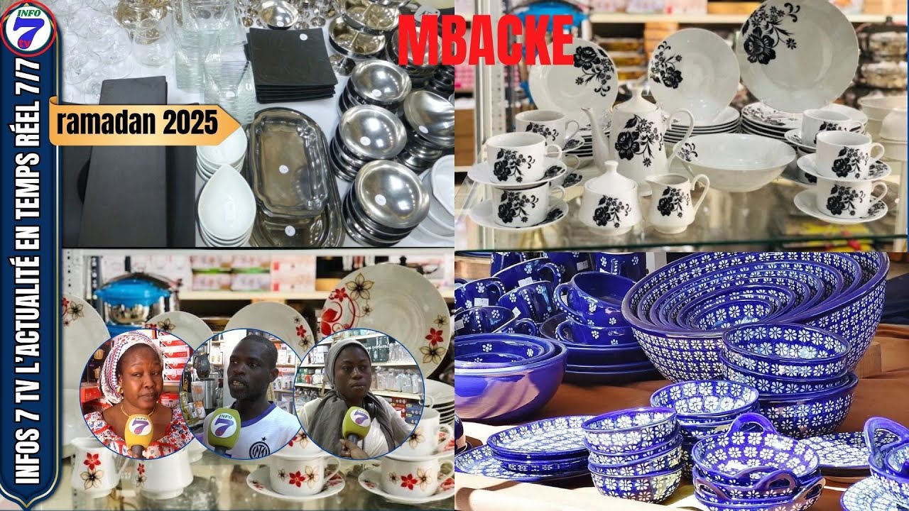 Préparation ramadan 2025 : les vendeurs de vaisselle pas encore grand rush- ndax djiguén gni moom...