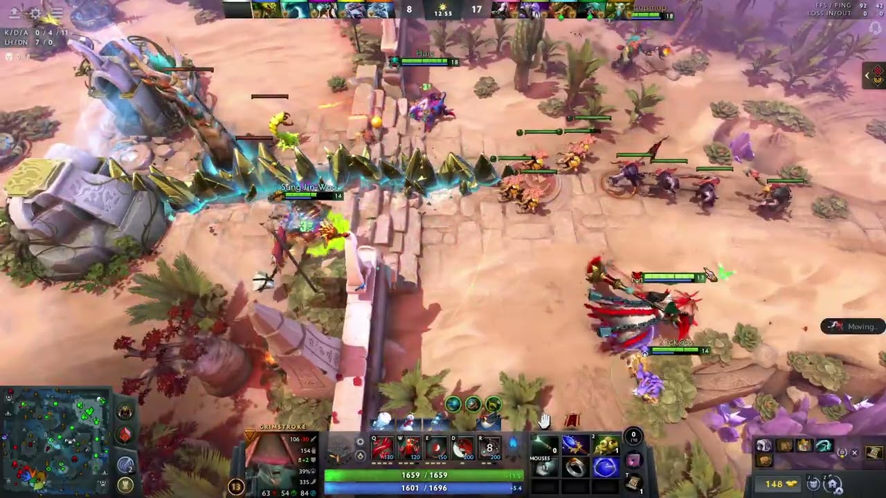 Dota 2 GrimStroke ( facet:Inkstigate) turbo