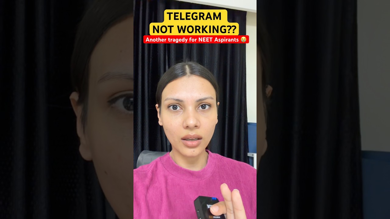 Urgent Message for NEET Aspirants: Is Telegram Banned? #tamannachaudhary #neetupdate