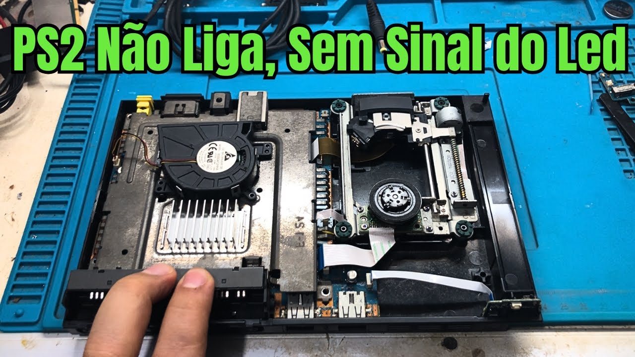PS2 79001 Não Liga e não Ascende a Luz de Stand By