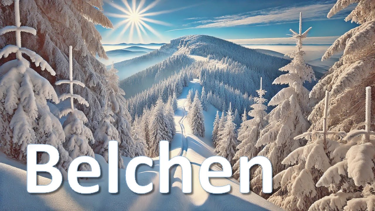 Snowy Landscapes on Belchen | Cable Car | Winter Walk in the Black Forest