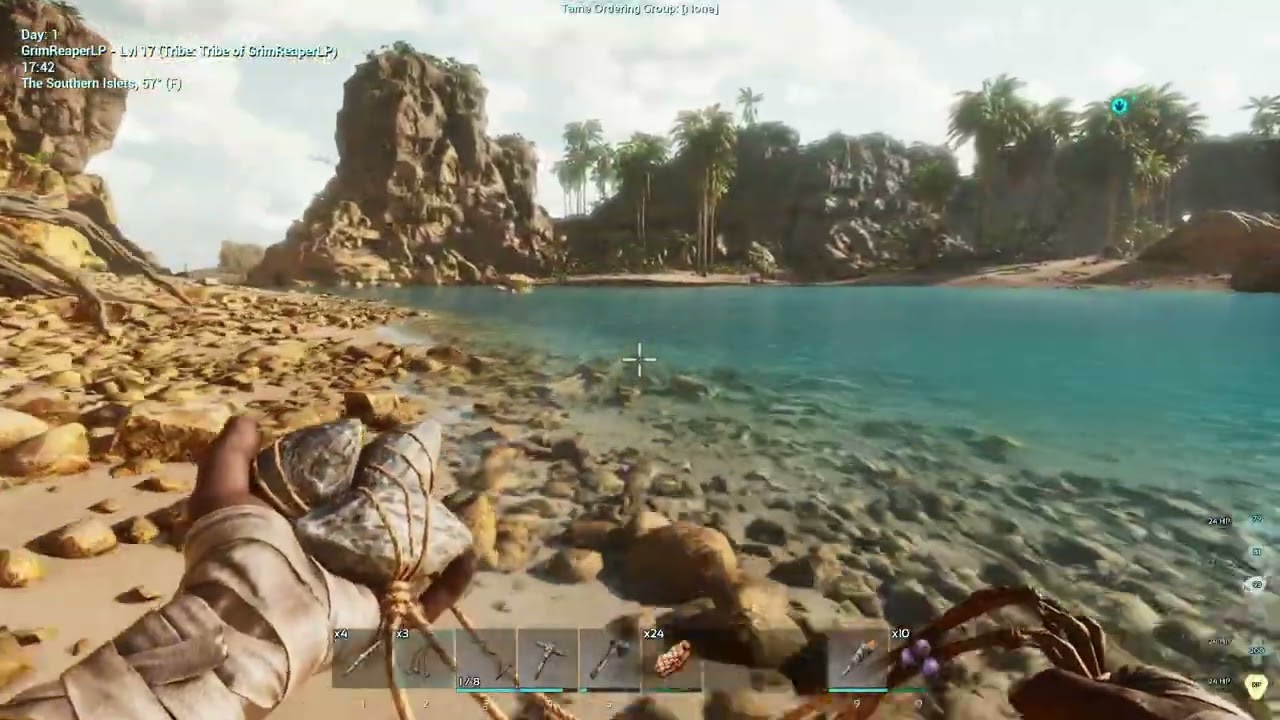 Ark Survival Ascended | Остров | Хардкорный режим | Сезон 1 | Жизнь 1 | Эпизод 2