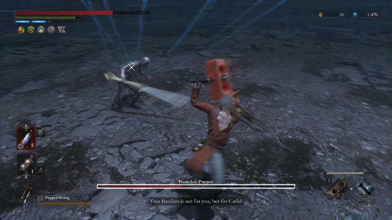 Destroying Nameless Puppet with Mjolnir | Lies of P