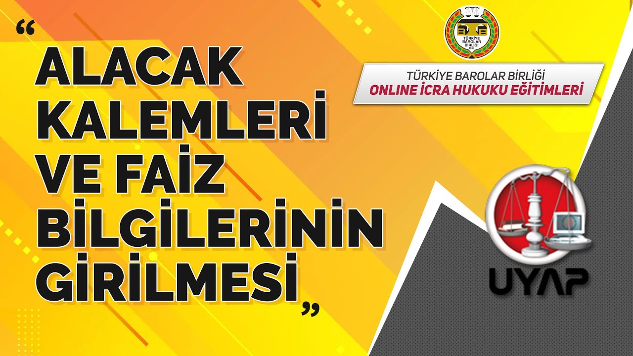 Alacak Kalemleri ve Faiz Bilgilerinin Girilmesi